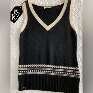 🌸 FINAL SALE PRICE 🌸 Loft Preppy Style Sleeveless V Neck Sweater Vest Sz XS